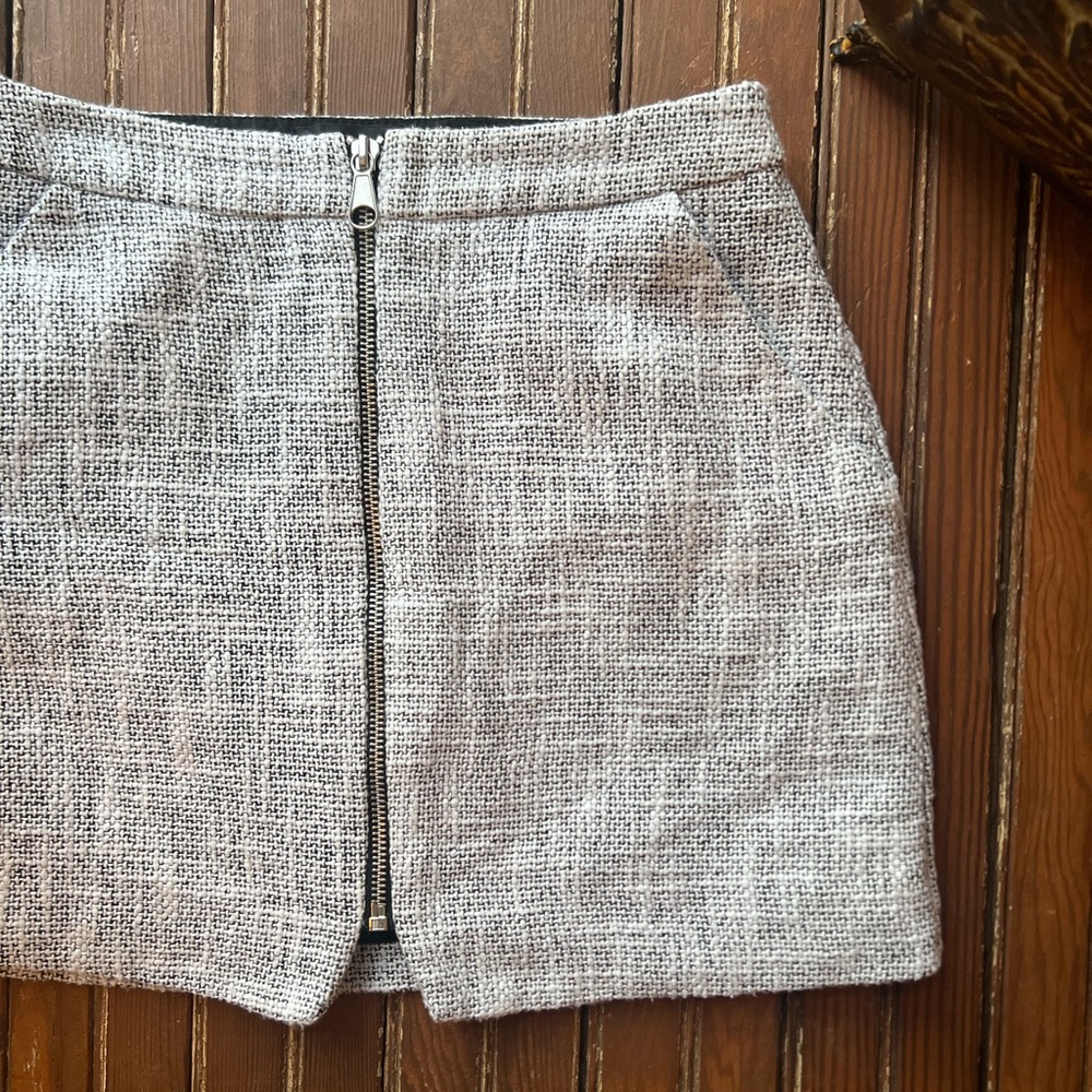 Topshop Tweed Mini Skirt Size US 2